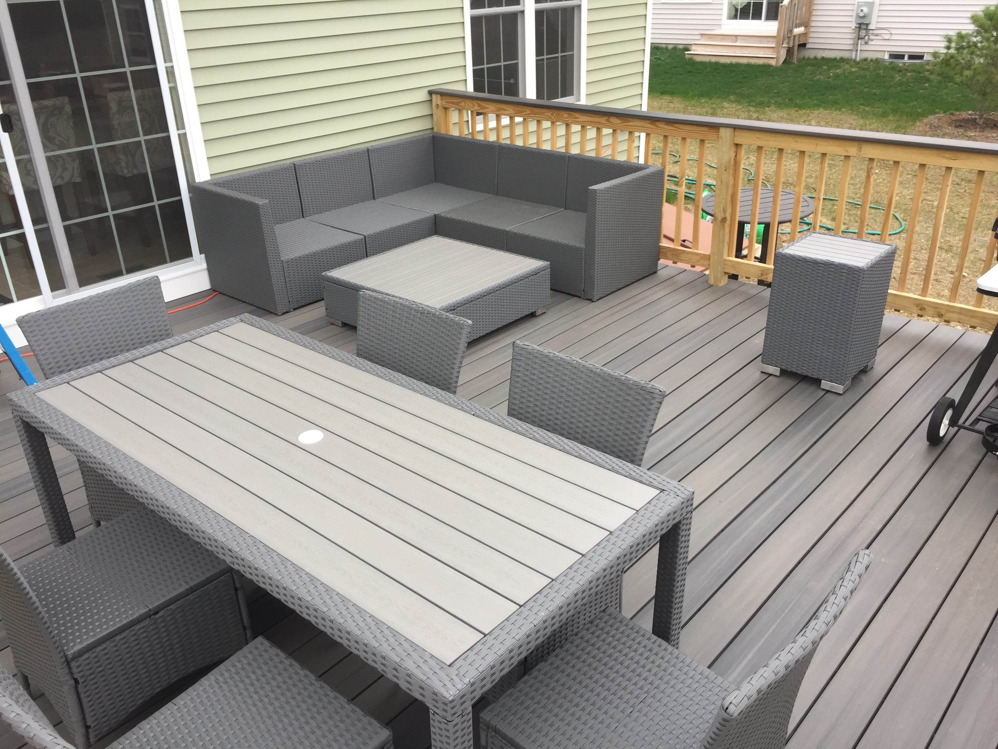 We built a deck